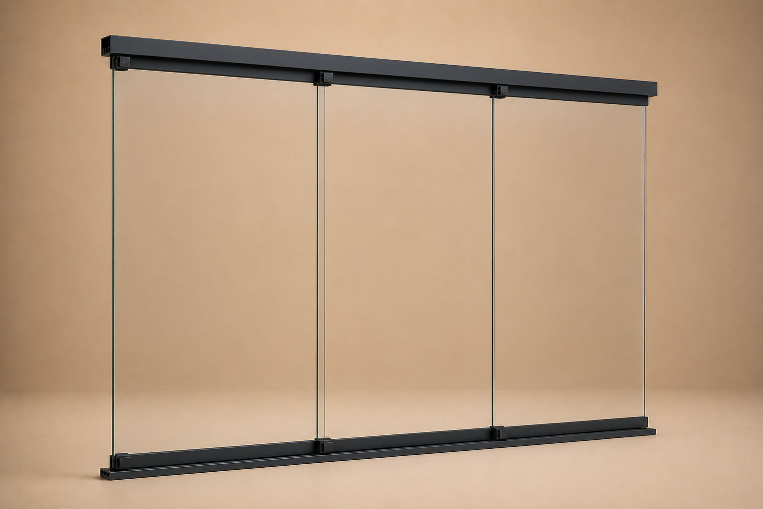 Parois coulissantes en verre 2
