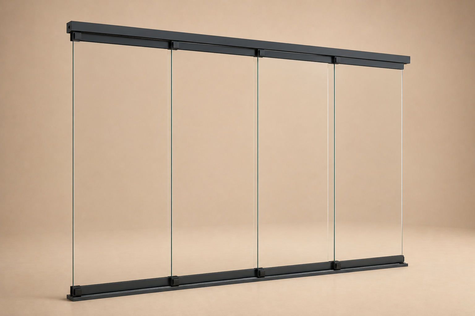 Parois coulissantes en verre 1