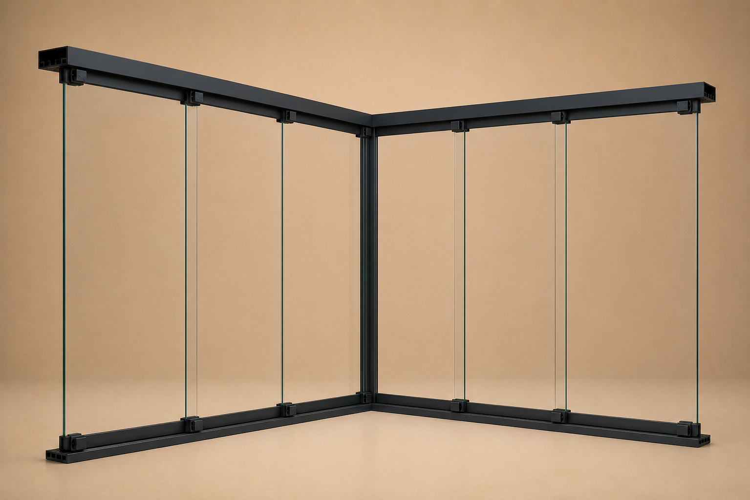 Parois coulissantes en verre 3